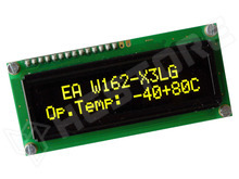 EAW162-X3LG / OLED kijelző 16x2 (EA W162-X3LG / ELECTRONIC ASSEMBLY)