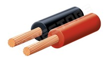 TAS-C102-0.75 / Hangszóróvezeték, 2 x 0,75 mm2, piros-fekete, (TASKER)