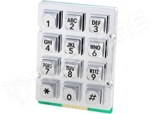 Keypad 12-01 / Billentyűzet, fém, alfanumerikus (ACCORD)