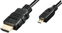 HDMI MC 5m / HDMI- micro HDMI kábel aranyozott érintkezőkkel (Goobay)