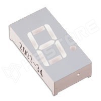 SA04-11SURKWA / LED kijelző, 7 szegmens, 10.16mm, 31...80mcd, piros, közös anód (SA04-11SURKWA / KINGBRIGHT ELECTRONIC)