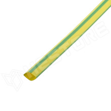 4.8/2.4mm-YG / Zsugorcső, 2: 1, 4.8/2.4mm, sárga-zöld, 1m