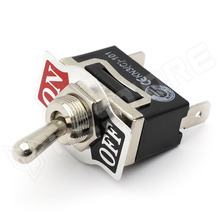 KN3(C)101AP / Kapcsoló, billenő, 2 stabil pozíció, SPST, OFF-ON, 10A/250V AC, 6.3mm saru