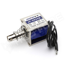 JF-0826B-12V-10 / Elektromágnes (szolenoid), 12V, 10mm úthossz, 20N