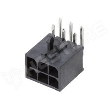 MX-212528-0600, Micro-Fit+, Csatlakozó aljzat, THT, 3.00mm, 12.5A, 2x3 pólus, fekete (212528-0600 / MOLEX)