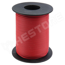 105-0-100 / Vezeték, tömör, huzal, Cu, 1 x 0.2mm2, PVC, piros, 100m/tekercs (105-0-100 / DONAU ELEKTRONIK)