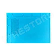 HTRS-S-130 / Magas hőmérsékletnek ellenálló szilikon alátét, 350 x 250mm, 500°C