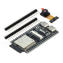 ESP32-S3-N16R8-M-OV5640 / ESP32 S3 fejlesztői modul, OV5640 kamerával, 16MB Flash, 8MB PSRAM, WiFi, Bluetooth 5, USB-C UART, USB-C OTG, microSD foglalat