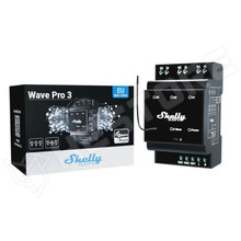 SHELLY-WAVEPRO3-LR / Shelly Wave PRO 3 három áramkörös, DIN-sínre illeszthető, Z-Wave EU Long Range (FG3800238071998 / SHELLY)