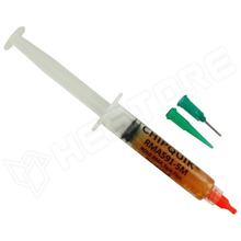 RMA591-5M / Folyasztószer, ROL0, RMA, flux, Luer Lock fecskendő, adagoló tűvel, 5g/5cc (Chip Quik)