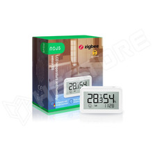 NOUS-E6-HTLCD-TUYA-ZB / Nous E6 okos Tuya Zigbee vezeték nélküli hőmérséklet és páratartalom érzékelő, LCD kijelzővel (NOUS E6 / NOUS)