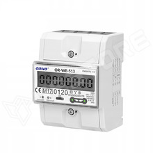 OR-WE-513 / 3 fázisú fogyasztásmérő, IP20, DIN sínes, max. 80A (OR-WE-513 / ORNO)