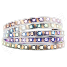 WS2815-LS-144-IP67-BK / WS2815 RGB vezérelhető LED szalag, 144 LED/m, IP67, műanyag burkolat, fekete PCB, 1m/tekercs
