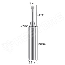 600-3C / Pákahegy, ferde végű, 3mm, BK90 forrasztóállomáshoz és BK906-A1 forrasztópákához (600-3C / BAKON)