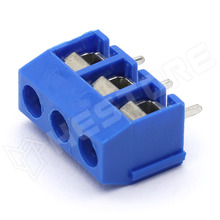 KFS-5.0-3P / Sorkapocs, 90 fokos, 5mm, Pólusok száma: 3, 0.5...2.5mm<sup>2</sup>, kék