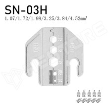 JAW-SN-03H / Krimpelő pofa, 4mm nútba, SN-széria