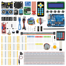 RL-SET-SUPD / UNO R3 CH340 DIP28 IC-vel, szuper bővített kezdőkészlet, rekeszes dobozban, Arduino IDE kompatibilis