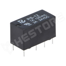 RS-12 / Relé, DPDT, 12V DC, 1A / 120V AC, 2A / 24V DC (RS-12 / Recoy/RAYEX ELECTRONICS)