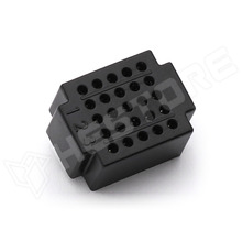 XF25-BK / Mini próbapanel, 5x5 pin, fekete