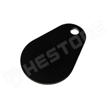 RFID-125-EPOXY-BK / RFID kulcstartó, 125kHz, csak olvasható, fekete (LUX-IDENT)