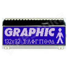 EADOGM132B-5 / Grafikus LCD kijelző, STN Negatív, kék, 132x32 (EA DOGM132B-5 / ELECTRONIC ASSEMBLY)
