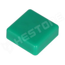 CAPS-12x12-GR / Mikronyomógomb sapka, négyzetes, zöld