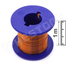 DN2E0.60-1m / Tekercselő huzal, duplán zománcozott, Ø0.6mm