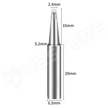 600-2.4D / Pákahegy, véső alakú, 2.4mm, BK90 forrasztóállomáshoz és BK906-A1 forrasztópákához (600-2.4D / BAKON)