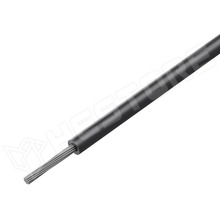 SIF1.50-B / Vezeték, SiF, sodrat, Cu, ónozott, 1 x 1.5mm2, LSZH, szilikon, fekete (23601 / HELUKABEL)