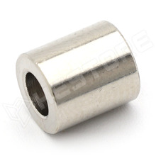 DR318/4.3X09 / Távtartó hüvely, hengeres, nikkelezett sárgaréz, belső: Ø4.3mm, külső: Ø8mm, hossz: 9mm (318/4.3X09 / DREMEC)