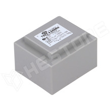 2x12V 4.5VA 230V / Transzformátor, kiöntött, 4.5VA, 230V AC, 2 x 12V, 2 x 0.18A PCB (TSZZ4.5/008M / INDEL)