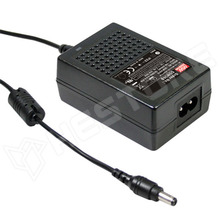 GSM36B07-P1J, Tápegység, impulzusos, 7.5V DC, 4.32A, 32,4W, 5.5/2.1mm, plusz középen van (GSM36B07-P1J / MEAN WELL)