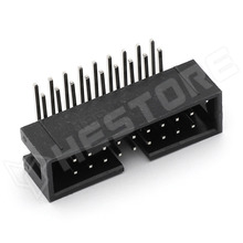 ZL231-18KG / Szalagkábel csatlakozó, apa, aljzat, 90°, 2.54mm, 2x9, Pólus: 18 (DC3-18P-90)