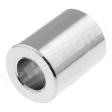 DR318/4.3X03 / Távtartó hüvely, hengeres, nikkelezett sárgaréz, belső: Ø4.3mm, külső: Ø8mm, hossz: 3mm (318/4.3X03 / DREMEC)