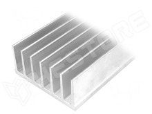 A5723-1000 / Extrudált alumínium hűtőborda, L: 1000mm, W: 78mm, H: 35mm (STONECOLD)