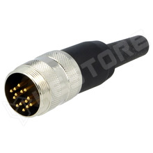 T3650000U / Csatlakozó, M16, dugó, apa, 14 pin, 150V, 3A, C091A (T3650000U / AMPHENOL)