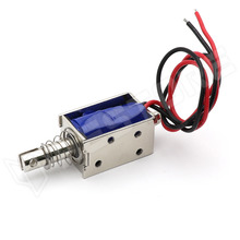 JF-0630B-06-10 / Elektromágnes (szolenoid), 6V, 10mm úthossz, 6N