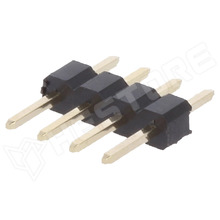 ZL303-04P / Tüskesor, egyenes, 1x4 pin, RM2mm (DS1025-01-1*4P8BV1-B / CONNFLY)