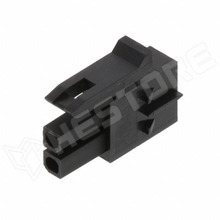 MX-206461-0200, Micro-Fit+, csatlakozó dugó, anya, THT, 3.00mm, 2x1 pólus, fekete (2064610200 / MOLEX)