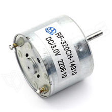 RF-320CH-14310 / DC motor, 3VDC, 3400RPM, 120mA, Ø2mm