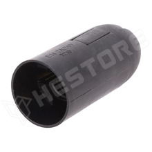 D-3004-BK / Izzó foglalat, E14, Ø26mm, termoplaszt, fekete (D.3004 / PAWBOL)