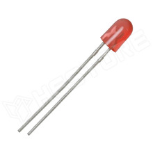 HLMP-HG64-VY0DD / LED, piros, ovális, 5.2x3.8x7mm, 1150...2400mcd, 1.8...2.4VDC (HLMP-HG64-VY0DD / BROADCOM (AVAGO))