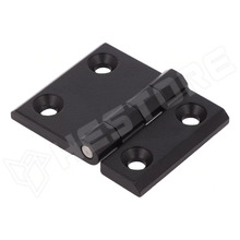 HIN-3.509.02 / Zsanér, 63mm széles, 50mm magas, alumínium és cink ötvözet, fekete (3.509.02 / ROZTOCZE)