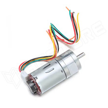 25GA-370-12V-130RPM / Áttételes DC motor, 12V, 130RPM, enkóderrel