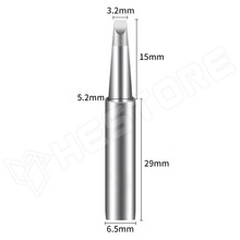 600-3.2D / Pákahegy, véső alakú, 3.2mm, BK90 forrasztóállomáshoz és BK906-A1 forrasztópákához (600-3.2D / BAKON)