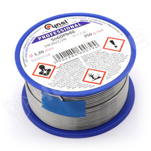 LC60-1.20/0.25 / Forrasztóón, Sn60Pb40, SW26, 1.1.2.B, ROL1, 1.2mm, 250g (Sn60Pb40 SW26/2,5% (1.1.2.B) 1.2mm 250g / CYNEL)
