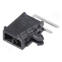 MX-212528-0200, Micro-Fit+, Csatlakozó aljzat, THT, 3.00mm, 12.5A, 2x1 pólus, fekete (212528-0200 / MOLEX)