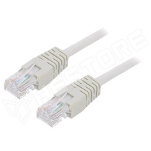 PP12-10M / Patch kábel, U/UTP, Cat5E, RJ45 dugó, kétoldalas, sodrat, CCA, 10m (PP12-10M / GEMBIRD)