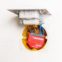 SHELLY-PLUS1PM-R4 / Shelly 1PM Gen4 egy áramkörös Wi-Fi + Bluetooth / Zigbee 3.0  multi-protokoll okosrelé, Matter kompatibilis, áramfogyasztás-méréssel (16A) (FG3800238070717 / SHELLY)