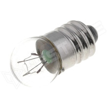 LAMPEK12-100 / Izzó, miniatűr, E10, 12V DC, 100mA, 1.2W, Ø11.5mm (LAMP EK/12/100 / BRIGHTMASTER)